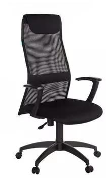 Кресло руководителя Бюрократ KB-8N/BLACK черный сетка