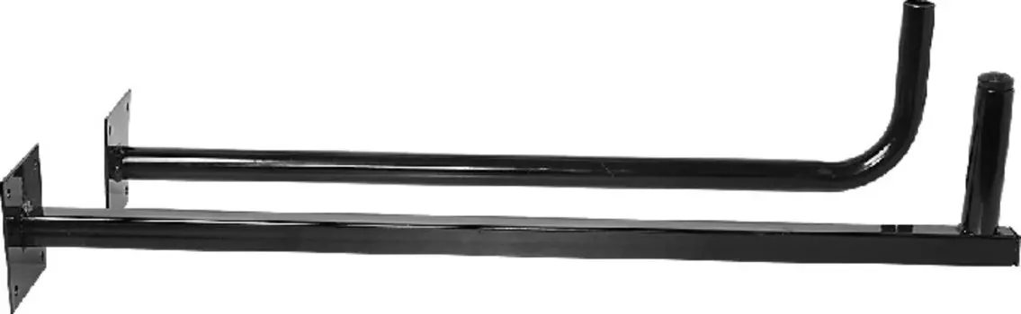 Кронштейн для антенны Дельта КГ-02.01 (вылет 295мм с квадратной площадкой крепления, черный, гнутый)