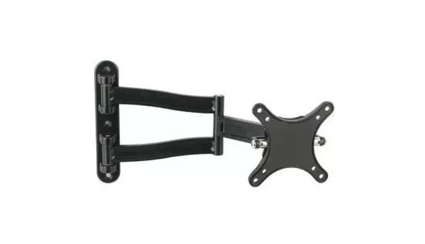 Кронштейн для телевизора Kromax TECHNO-1 темно-серый 10"-26" макс.15кг настенный поворот и наклон