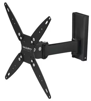 Кронштейн настенный MART NP1-946 26-50 (наклон -15°/+15°, поворот -110/+110, до 40 кг, черный)