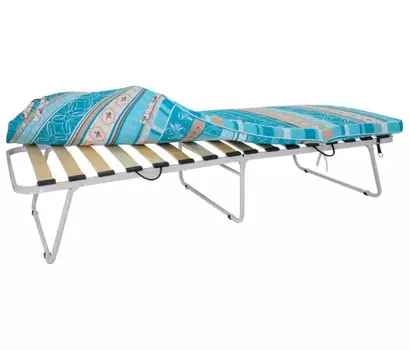 Кровать расклад. "Марфа--3" на ламелях с матрасом 7 см (,до 130кг) КРЛ-235 (ЗМИ)