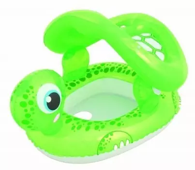 Круг Bestway 34094 Для Плавания С Сиденьем И Тентом 74Х66 См Черепаха