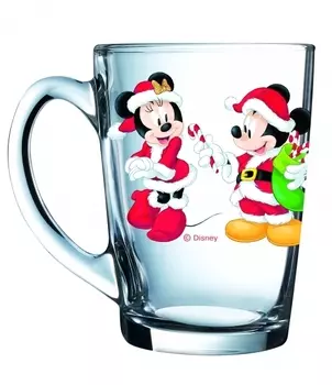 Кружка OSZ Капучино Дисней Микки Новый год 07C1334-NY 300мл