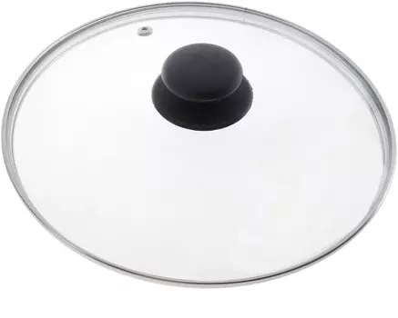 Крышка с ручкой стеклянная Mallony 32см