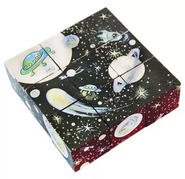 Кубики Краснокамская Игрушка КУБ-18 Космос AR