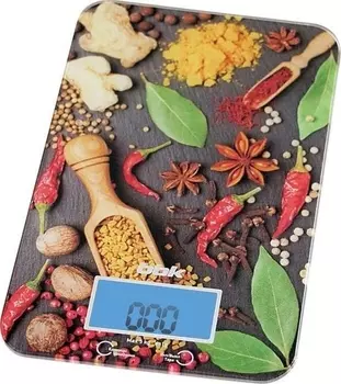 Кухонные весы BBK KS106G BLACK/RED