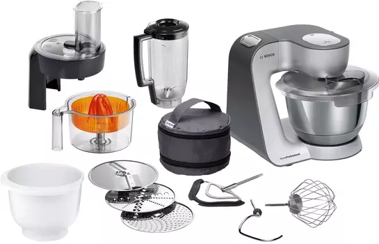 Кухонный комбайн Bosch MUM59343 1000Вт белый/серебристый