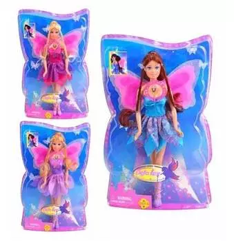 Кукла фея (29см) на батарейках (свет) в блистере 8196