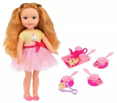 Кукла Мия 38см "Уроки воспитания" пирожное 451351