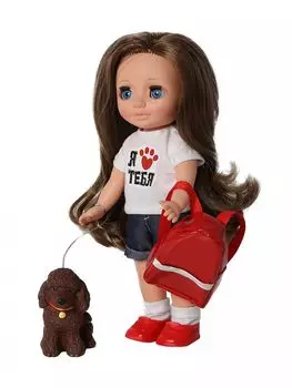 Кукла ВЕСНА В3558 Ася "Приключения с Кудряшиком"