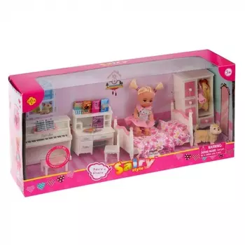 Кукла в спальне в коробке Defa Lucy 8413