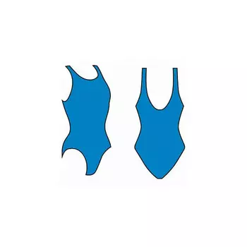 Купальник детский спортивный, Размер: 38, Цвет: голубой, BG1 3