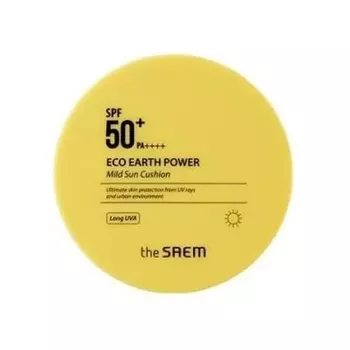 Кушон солнцезащитный The Saem Eco Earth Power Mild Sun Cushion 12 г