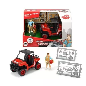 Квадроцикл паркового рейнджера серии PlayLife с фигуркой и аксессуарами DICKIE