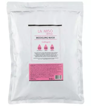 LA MISO Альгинатная маска с коллагеном для сухой кожи Modeling Mask Collagen, 1000 г