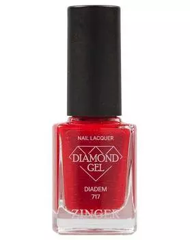 Лак для ногтей Zinger 12мл DIAMOND GEL DIADEM 717