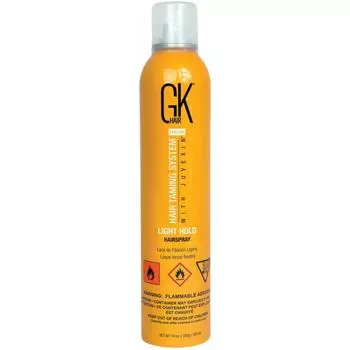 Лак для укладки волос GKhair Global Keratin Hair spray Light hold, 326 мл, легкой фиксации