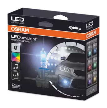 Лампа автомобильная Osram HB3 LEDambient Hybrid Connect 12V 60W, 2шт (LEDEXT102-03)