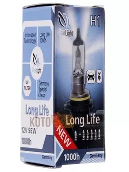 Лампа Clearlight H1 12V-55W LongLife MLH1LL