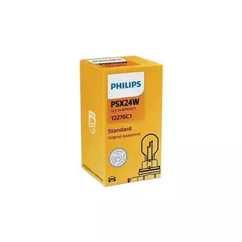 Лампа накаливания PHILIPS PSX24W Vision 12V 24W, 1шт, 12276C1