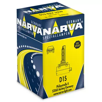 Лампа ксеноновая NARVA D1S 85V-35W (PK32d-2) 1шт, 84010