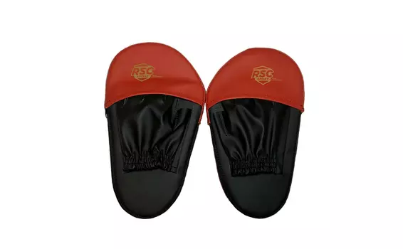 Лапа боксерская прямая большая RSC COMBAT и/к RSC009 34*19*4 см Черно-красный