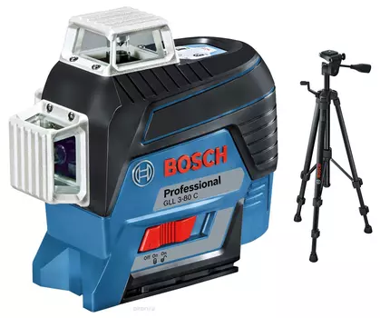Лазерный нивелир Bosch GLL 3-80C+вкладка L-boxx 0.601.063.R00