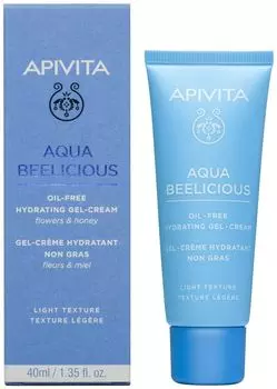 Легкий увлажняющий крем-гель APIVITA Aqua Beelicious, тюбик, 40 мл