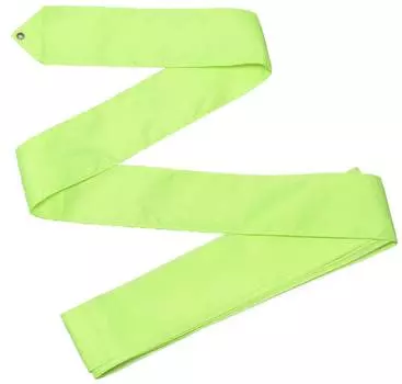 Лента гимнастическая без палочки, СЕ2, Лимонный, 4,0 м