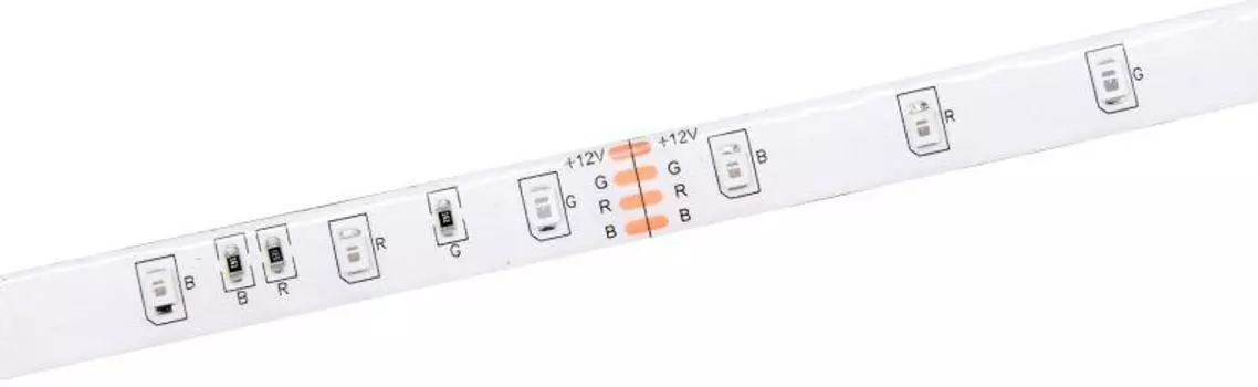 Лента светодиодная LED LSR-2835RGB54-4.8-IP65-12В (уп.5м) ИЭК LSR1-3-054-65-3-05
