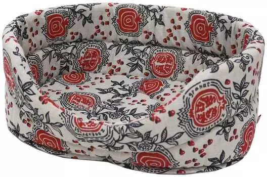 Лежанка для кошек лен №3 49*33*17 см 74003