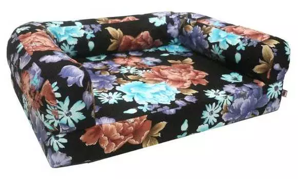 Лежанка для собак Диван №1 со съемным чехлом мебельная ткань 54*38*13 см 75231