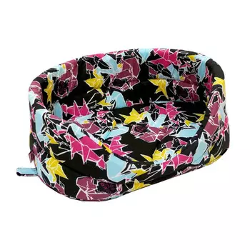 Лежанка для собак "Оригами" поплин №10 99*78*24 см черная 750503