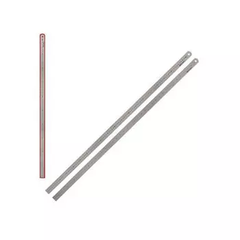 Линейка металлическая 100 см, BRAUBERG, европодвес, 210311