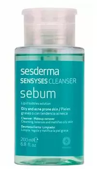 Липосомальный лосьон для снятия макияжа SESDERMA Sensyses Cleanser для жирной и склонной к акне кожи, 200 мл