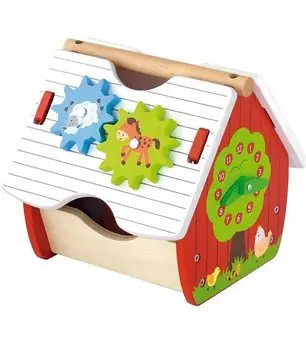 Логический домик-сортер в коробке VIGA VG50533