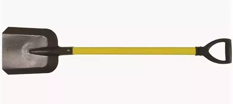 Лопата совковая КУРС 77218, 220х270х1060 мм