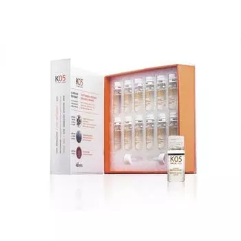 Лосьон для восстановления баланса секреции сальных желез KAARAL KO5, 12х10 мл, для жирной кожи головы