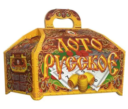 Лото "Русское" (ларец) 02002/52150