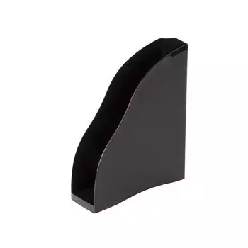 Лоток вертикальный для бумаг BRAUBERG Cosmo (260х85х315 мм), черный