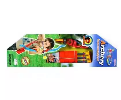 Лук со стрелами Super archery в коробке c колчаном и стрелами на присосках(3шт) 35881M