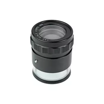 Лупа измерительная с подсветкой Veber 7175, 10х, 28мм (26226)