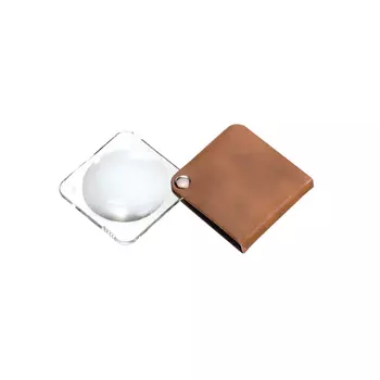 Лупа складная двояковыпуклая Eschenbach Classic 3,5x, 50 мм, коричневый чехол (квадратный)