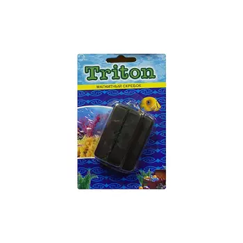 Магнит Triton для чистки аквариума "МАЛЫЙ ОДНОЦВЕТНЫЙ" 6*4,5*2,5 см 110100