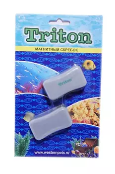 Магнит Triton для чистки аквариума Плавающий "МАЛЫЙ" 6*3,5*2,5 см 140100
