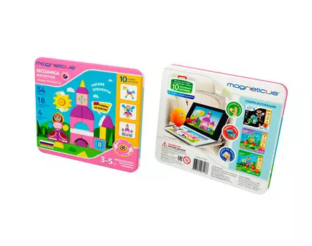 Магнитная мозаика MAGNETICUS "Замок принцессы"