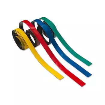 Магнитные полоски для планинга (0,9х60 см), КОМПЛЕКТ 4 шт., АССОРТИ, 2х3 (Дважды три, Польша), AS103