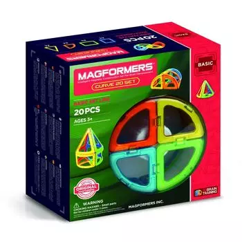 Магнитный конструктор MAGFORMERS 701010 Curve 20