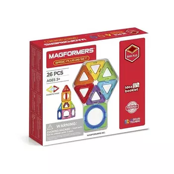 Магнитный конструктор MAGFORMERS 715014-Д Basic Plus 26 Set - Девочка