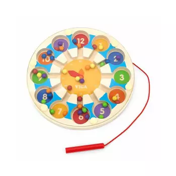 Магнитный лабиринт "Часы" в коробке 44560